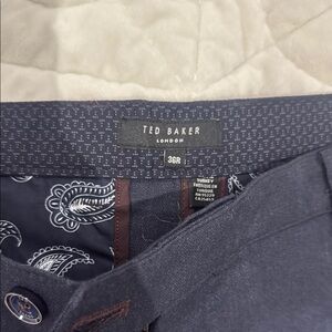Ted Baker Blue Chinos Straight Leg